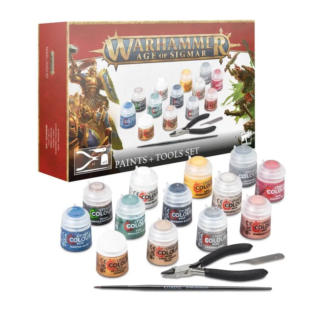 Age of Sigmar - Paint + Tools Set